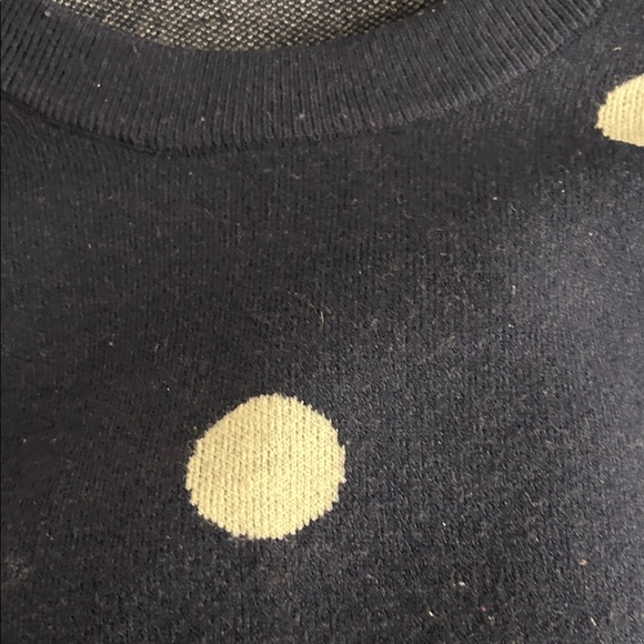 Polka Dot Sweater - Navy and White les serein - Picture 4 of 6